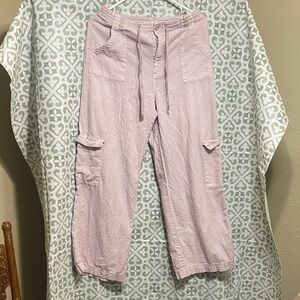 Sincerely Jules Soft Pink Cargo Capris